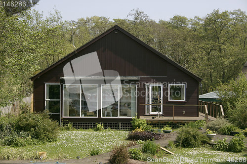 Image of wooden chalet