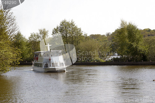 Image of river boat on the broads