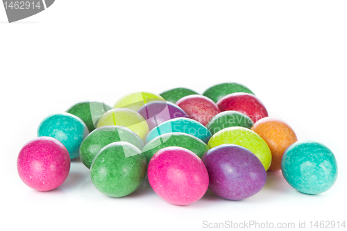 Image of easter eggs isolated