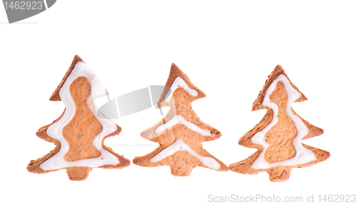 Image of ginger snowman and tree