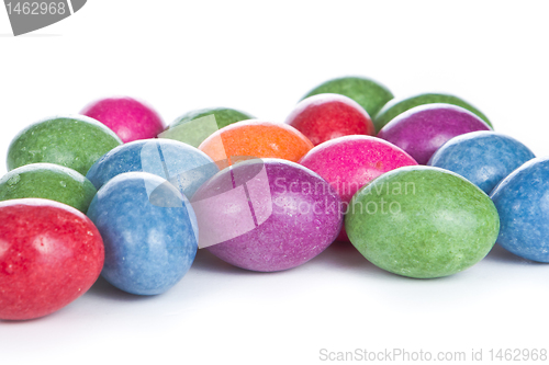 Image of easter eggs isolated