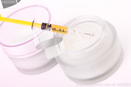 Image of botox cream with syringe