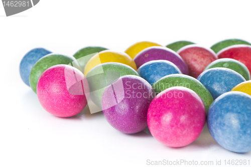 Image of easter eggs isolated