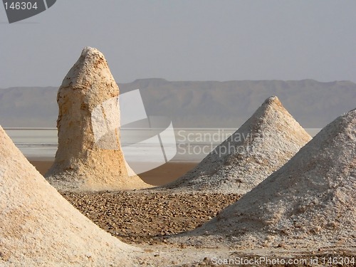 Image of Piles of salt