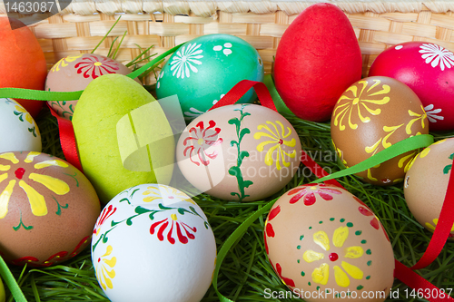 Image of painted easter eggs