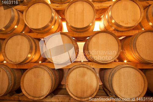 Image of wine barrels