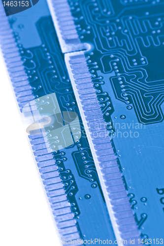 Image of memory module close up