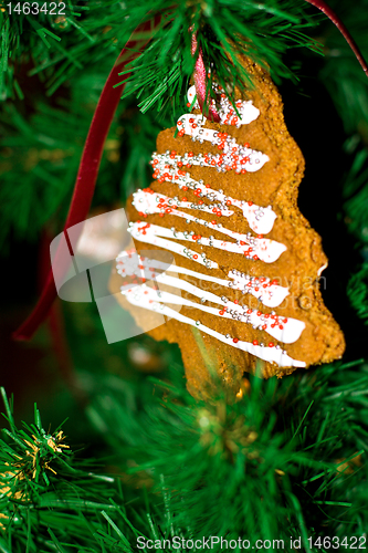 Image of cakes in the christmas tree