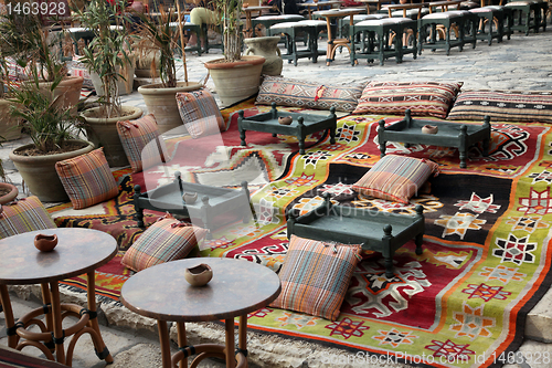 Image of Hammamet. Tunisia. Medina and "Sidi Bou Said" cafe