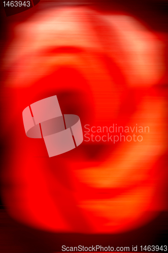 Image of Interesting blur. Blurred red circle background.