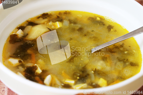 Image of plate of soup
