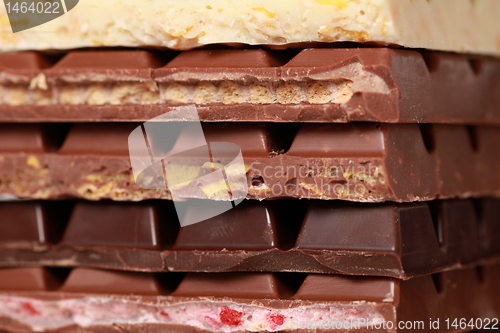 Image of Stack of chocolate