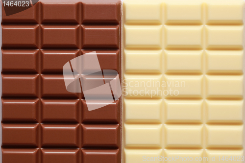 Image of 2 sorts of chocolate