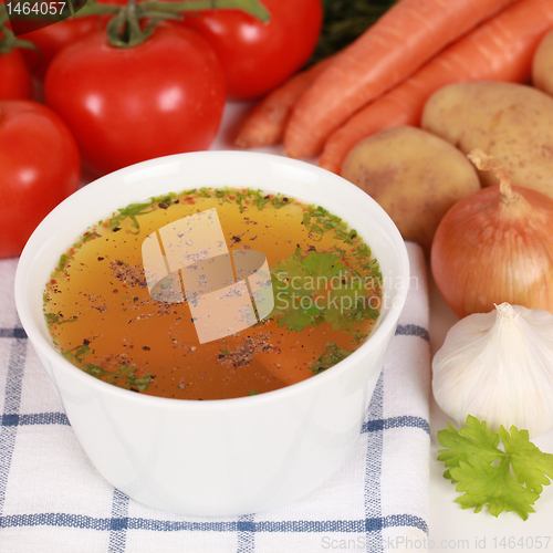 Image of Ingredients for a broth