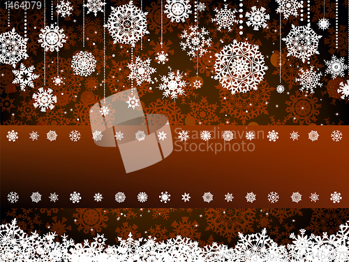 Image of Retro christmas card Template. EPS 8