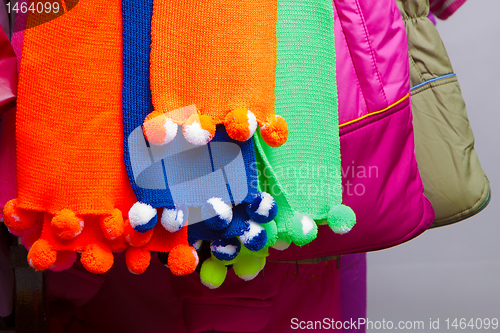 Image of Children's multicolored scarves