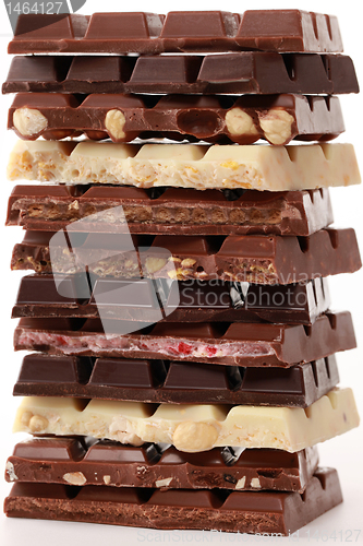 Image of Stack of chocolate