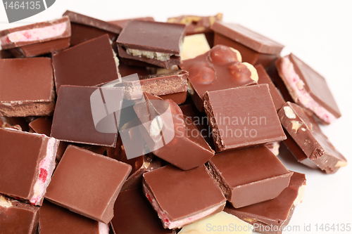 Image of Stack of chocolate