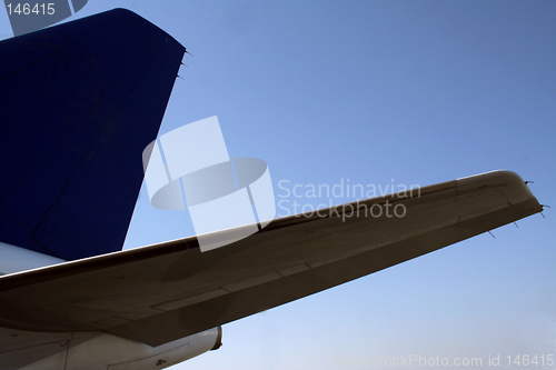 Image of Airplane wing