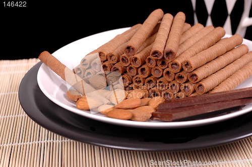 Image of Chocolate Viennese wafers