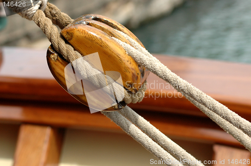 Image of Ship's block and tackle