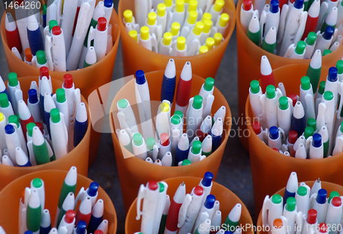 Image of colorful pens