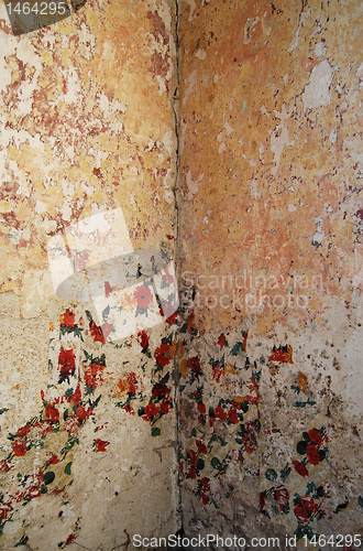 Image of Old grungy wall corner