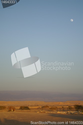 Image of evening in a desert