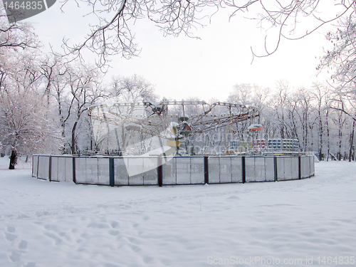 Image of park at winter