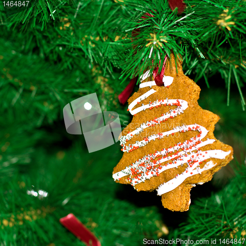 Image of cakes in the christmas tree