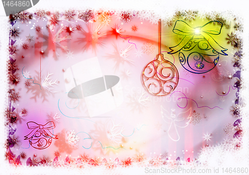 Image of Christmas decoration background