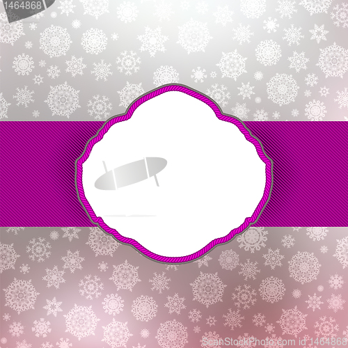 Image of Retro Christmas Card Template. EPS 8