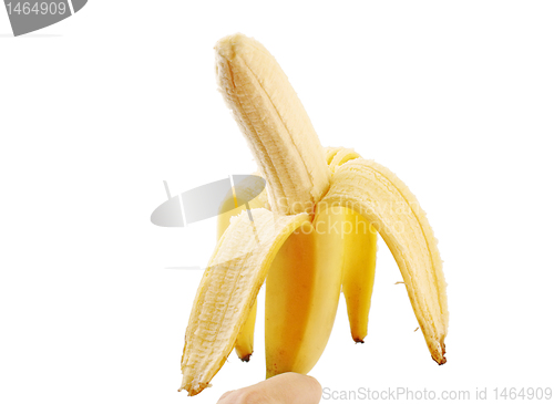Image of peeled banana