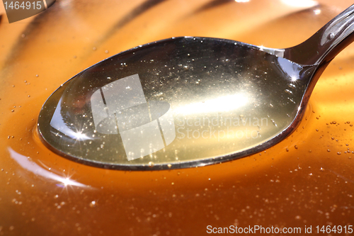 Image of teaspoon with honey