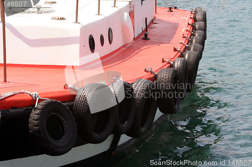 Image of tug boat detail