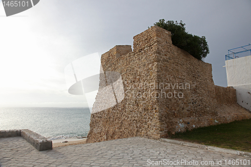 Image of Hammamet Medina fortified walls, Tunisia