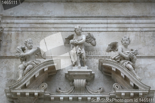 Image of Statue of the angel, church of St Blaise in Dubrovnik