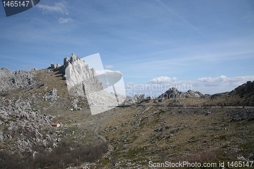 Image of Cliff on mountain Velebit - Croatia