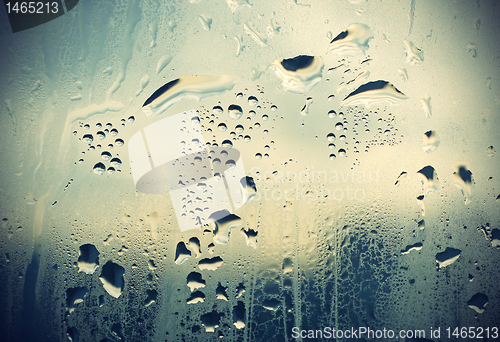 Image of natural water drop texture