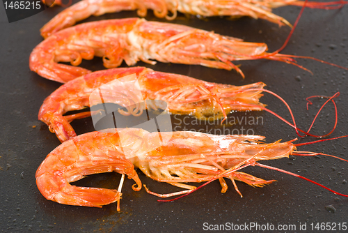 Image of Cooking prawns