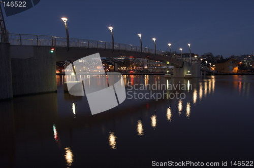 Image of Kaldnes bridge in Tonsberg, Norway