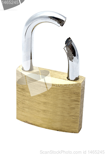 Image of Broken padlock