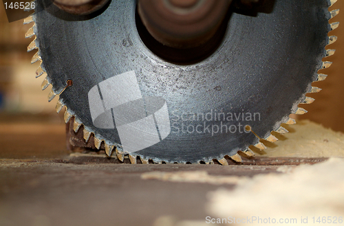 Image of Detail of circular saw
