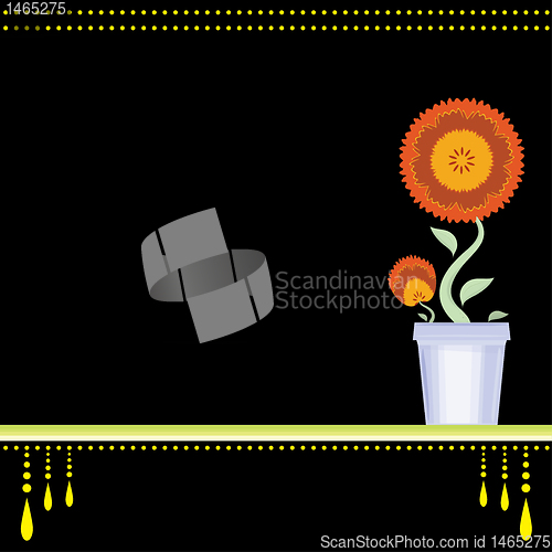 Image of flower in a pot