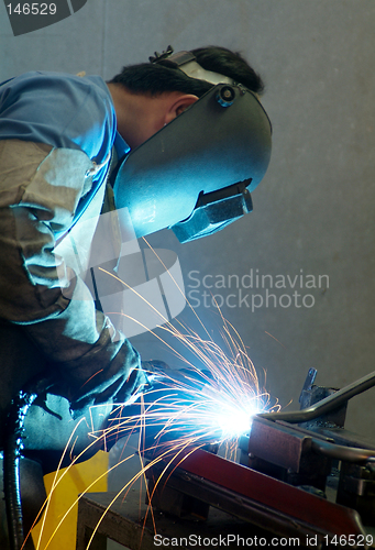 Image of Welder at work