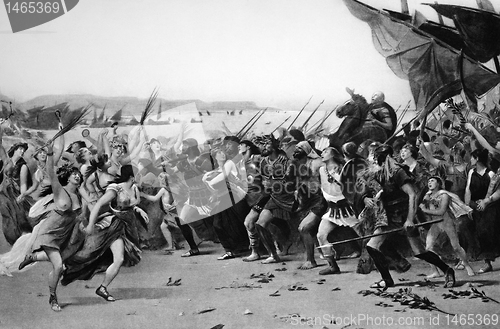 Image of The Vanquishers of Salamis Celebrating