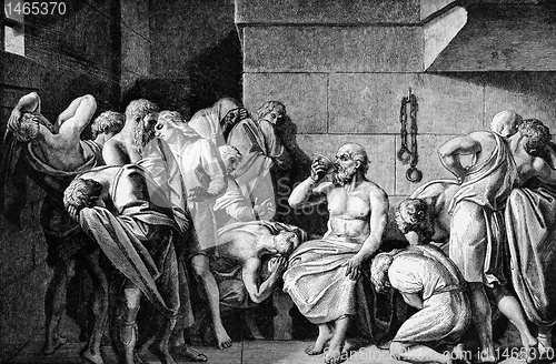 Image of Socrates Drinking The Conium