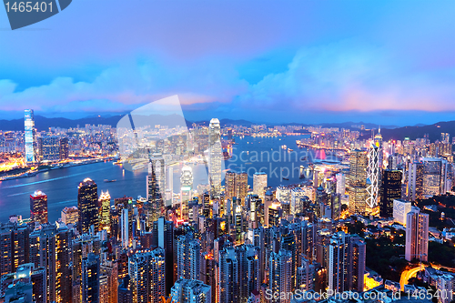 Image of Hong Kong night