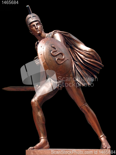 Image of statue of gladiator 