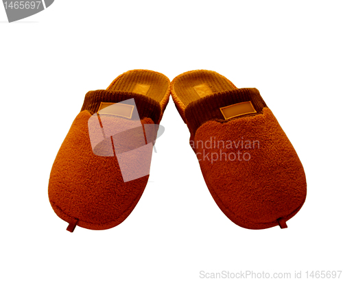 Image of brown slippers